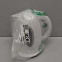 OVENTE Electric Kettle, 1.7L Fast Boiling Water Heater for Coffee or Tea, BPA Free with Water Level Gauge, Auto Shut-Off, Boil-Dry Protection, Indicator Light and Removable Filter, White KP72W