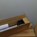 Furnishh No Dig Ground Anchor 4"x4" Post Holder U Model Screw in Post Stake for Mailbox Posts and Fence Posts, 27" Long Post Anchor Spike, 4 Packs, Black