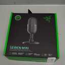 Razer Seiren Mini USB Condenser Microphone: for Streaming and Gaming on PC - Professional Recording Quality - Precise Supercardioid Pickup Pattern - Tilting Stand - Shock Resistant - Classic Black