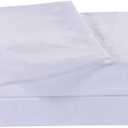 Twin Size Flat Sheet Single - 300 Thread Count 100% Egyptian Cotton Quality - Hotel Collection - White