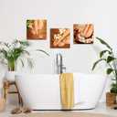 Nachic Wall 3 Piece Wall Art Hands Pedicure Spa Poster Beauty Fashion Woman Manicure Picture Painting on Canvas Modern Massage Salon Bathroom Decoration Gallery Wrap Ready to Hang, 12x12inchesx3pcs