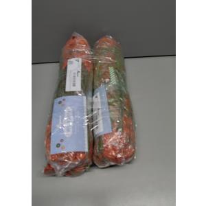 2 x Alupssuc 24 Bundles Artificial Fall Mums Flowers for Outdoors Decoration, UV Resistant Silk Violet and Faux Eucalyptus Autumn Fake Plants for Outside Indoor Yard Home Patio Porch Decor, Fall Red