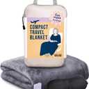 SMART TRAVEL Travel Products Cozy Warm Compact Travel Blanket Travel Blanket Airplane Compact with Bag Travel Essentials for Airplane Long Flight Essential for Woman,Men,Kids
