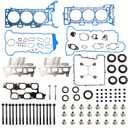 Head Gasket Set with Bolts, 3.6L fits for Buick Enclave, fits for Chevy Traverse, fits for GMC Arcadia, fits for Saturn Outlook 3.6L V6 DOHC 24v 2009-2016#HS26376PT-5, ES72274(110pcs)