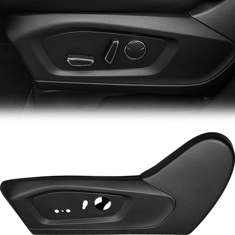 Driver Seat Trim Panel, Driver Seat Track Cover fit for Ford Explorer 2020 2021 2022 2023, Seat Track Cover Trim MB5Z7862187EC Side Panel Guard Track Cover Accessories MB5Z-7862187-EC (Black)