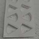 Cheese Shape Silicone Mold, BPA Free 8 Cavities Food Grade Mould for Cheese Cake Mousse Cake Brownies Chocolate Cheese Ice Cream Soap 11.9''x7.1''x1.7''