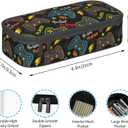 Fun Game Gamer Controller Pencil Case Big Capacity Storage Pencil Pouch Stationery Bags With Zipper Portable Pen Holder Box Organizer For Boys Kids Student College School Office Supplies