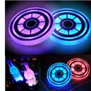 2PCS LED Car Cup Holder Lights, Light up Car Coasters for Cup Holders 7 Color-Changing Light Up Cup Holder Insert Coasters, Waterproof Car Accessories for Teens, Car Gifts for Men & Women (Color 7)
