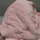 Electric Heated Blanket Queen Size - 84"x90", Soft Flannel Heating Blanket, 10 Heating Levels, 1-12 H Auto Shut Off, Dual Controllers, Breathable Warm and Washable for Bed, Light Pink