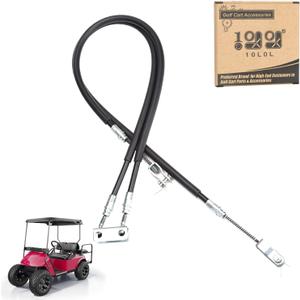 10L0L Brake Cable Set Passenger and Driver Side Fits EZGO (94+) TXT or Medalist Golf Cart Replaces 70969-G03