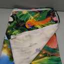 7x5ft Fabric Summer Hawaiian Beach Photography Backdrop Tropical Flower Palm Leaves Surfboard Background Aloha Luau Decorations Photo Banner