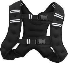 Weighted Vest Iron Sand Fitness Weighted Jacket for Running Calisthenics Gym Black 15Lb | Fitness Running & Yoga | Strength Training | Weighted Vests