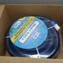 U.S. Pool Supply Pool Vacuum Hose - 1-1/2" x 50' Professional Heavy Duty Pool Hose for Inground, Spiral Wound with Kink-Free Swivel Cuff - Connect to Vacuum Heads, Skimmer, Cleaner, Filter Pump Inlet