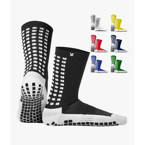 Lux Dual Grip Socks - Soccer Grip Socks for Men and Women. GripArray Performance & Comfort S