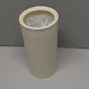 Ceramic Toilet Bowl Brush and Holder Set,Toilet Cleaning Scrub Brush,Heavy Duty Toilet Brush Quick Dry Bristles,Beige Holder Black Handle