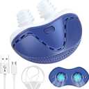 Anti Snoring Devices, Electric Anti Snoring Device, Effective Snoring Prevention, Sleep Apnea Devices for Men and Women, Adjustable Wind Speed, Suitable for All Nose Shapes, Blue-EQ2