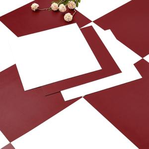 Alow Peel and Stick Floor Tile,Vinyl Flooring Red Checkered Floor Tile 12in12in.DIY Flooring for Dining Room,Bathroom and Kitchen, (10 PCS, 5 Pieces Each in red and White)