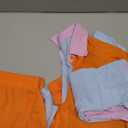 Linsery 2 Piece Summer Outfits Button Down Shirt Top and Shorts Casual Lounge Sets (Medium, Grapefruit Orange)