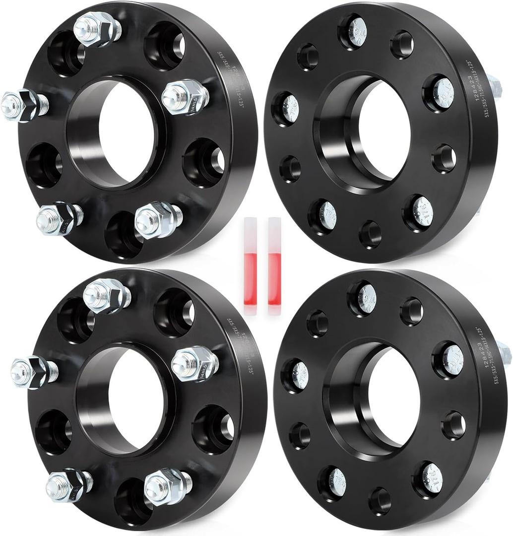 ECCPP 4PCS 5x5 to 5x5 Wheel Spacers Hub Centric 1.25 inch 5 Lug fits for 2011-2022 for jeep Grand Cherokee| 2018-2022 for jeep Wrangler
