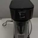 Homecraft 3-Quart Iced Coffee and Tea Maker with Filter Basket, Flavor Enhancer, Adjustable Brew Strength, Black