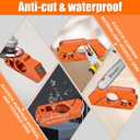 Motorcycle Lock Anti Theft Heavy Duty, Motorcycle Handlebar & Brake Lock with Helmet Lock, Bike Lock, Universal for All Bike Motorcycle Orange