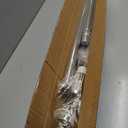 Silver Shower Curtain Rod 41-126In(4-10Ft),Curtain Rods No Drilling,Heavy Duty Large Outdoor Tension Curtain Rod for Windows or Patio,1.26In Diameter Shower Rod