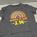 Pi Day Shirt Women Happy Pi Day 3.14 Shirts Math Teacher T-Shirt Pi Symbol Math Lover Tshirt Funny Mathematic Tee Top Grey  L