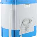 Pyle Upgraded Version Pyle Portable Washer & Spin Dryer, Mini Washing Machine, Twin Tubs, Spin Cycle w/Hose, 11lbs. Capacity, 110V - Ideal For Compact Laundry