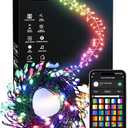 Brizled Smart Cluster Christmas Lights, 19.68FT 200 LED WiFi Cluster Fairy Lights, App Controlled RGB Color Changing Christmas Lights Works with Alexa Google Home for Holiday Xmas Party Indoor Outdoor