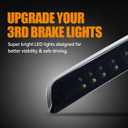 Third 3rd Brake Light LED for 2007-2020 Toyota Tundra, High Mount Rear Brake Lights Assembly for 07-20 Tundra, Waterproof Center Cab Cargo Lamp Stop Light