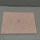 Seorsok Compatible with MacBook Air 13 Inch Case2022 2021 2020 2019 2018 Release A1932 A2179 M1 A2337 Touch ID,Leaves Printed Leather Plastic Hard Shell Case with Transparent Keyboard Cover,Pink
