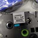 3-Pack Brother P-touch TZe-M261 Label Maker Tape, 1.42"W, Black on Matte White