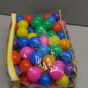 Hovenlay Ball Pit Balls Phthalate Free BPA Free Crush Proof Plastic - 7 Bright Colors in Reusable Play Toys for Kids with Storage Bag