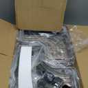 HEVEL Corner Shower Caddy Tension Pole, 4 Tier Adjustable Shower Organizer Corner 62-115 Inch, Rustproof Bathroom Shower Shelves for Bathtub Storage, Silver