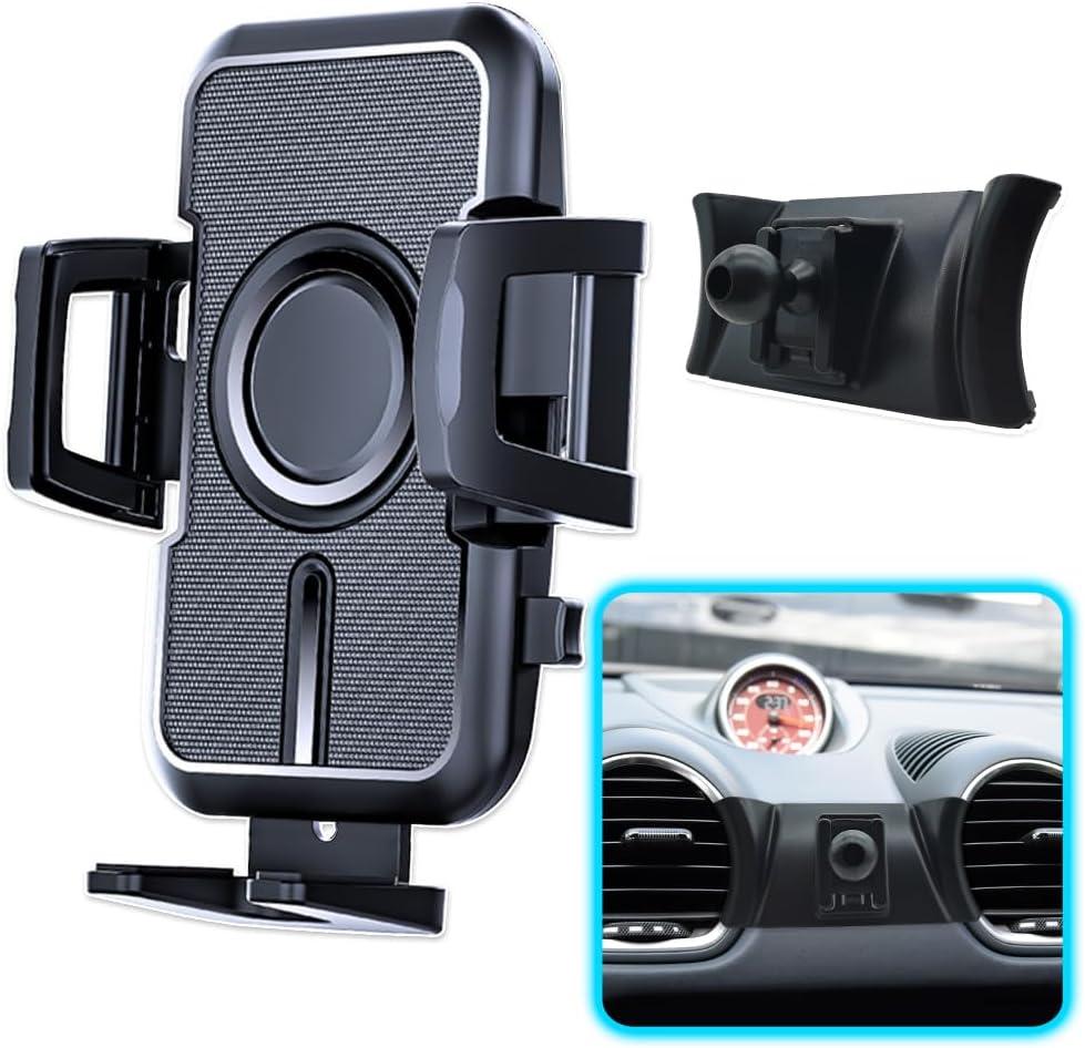 WAAPAK Car Phone Holder Mount 2017-2025 Porsche 718 Cayman Auto Accessories Interior Decoration Smartphone Thick Case Cradles Navigation Bracket iPhone