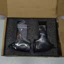 Motorcycle Turn Signals Led Tail Lights 2 Pack, Retro 40 Leds Amber Red Brake Light Rear Indicator Blinkers Universal Fits Harley Davidson Honda Kawasaki Suzuki Triumph Yamaha (Matte Black)