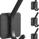 Paoli Heavy Duty Self Adhesive Hooks - Sturdy self Adhesive Hooks for Home, School and Office Easy to fit and Remove,with a Maximum Load Capacity of 30lb (4 PC)