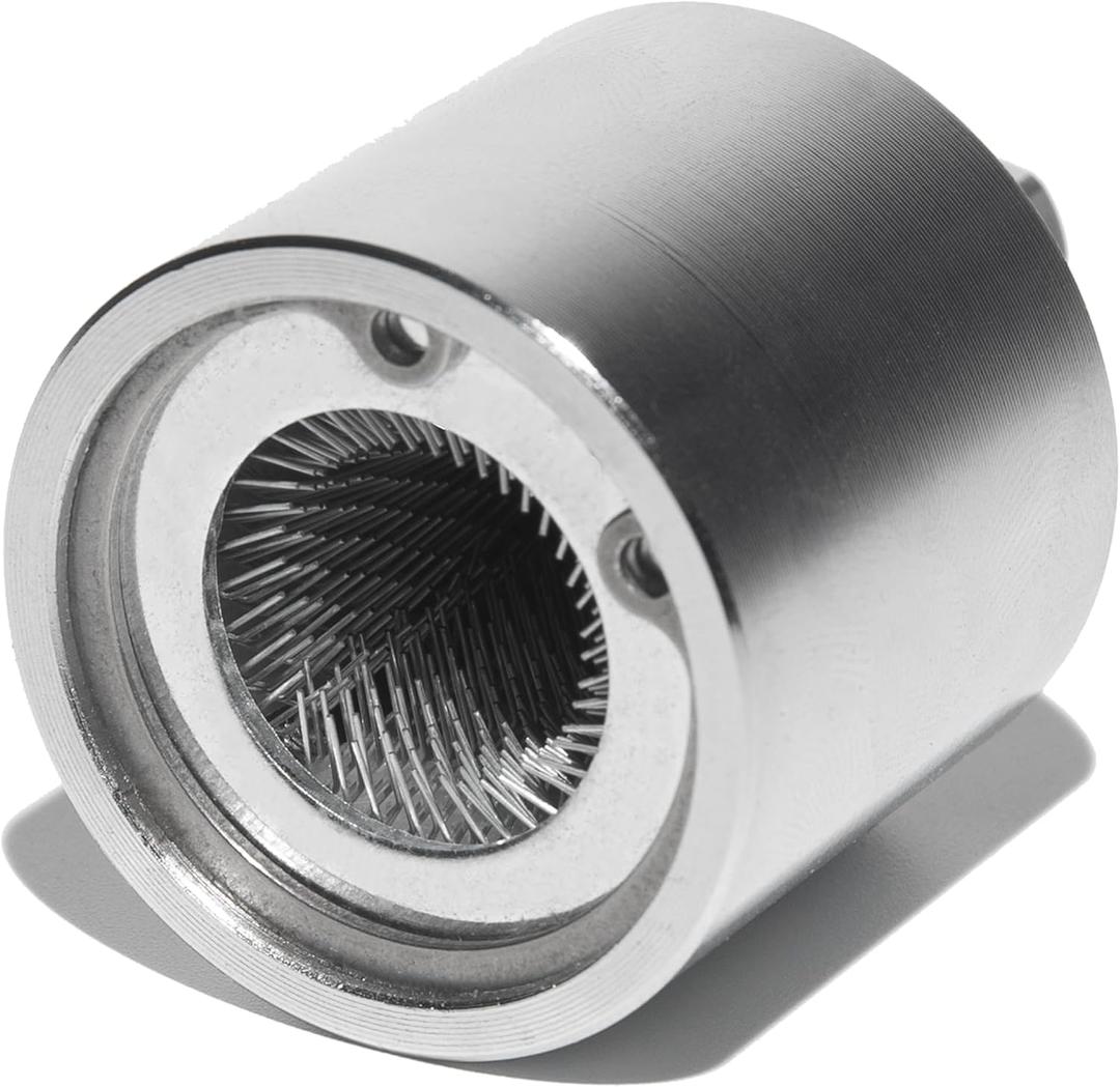 1/2" Full-Metal Copper Pipe Cleaner, Tube Cleaning Brush for Drill with Replaceable Brushes, for Professional Plumbers and Industrial Purposes