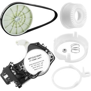 W10913953 49tyz-e120a1 Washer Shift Actuator with W10721967 W10006384 Washer Pulley Clutch Kit and Drive Belt Compatible with Whirl-Pool Ken-More May-tag Washing Machine by Fetechmate