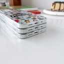 XIZYO Christmas Phone Case for iPhone 13 Pro, Cute Merry Christmas Pattern Clear Aesthetic Girls Kids Women Santa Slim TPU Shockproof Protective Case, Clear