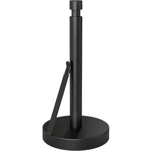 YUMORE Paper Towel Holder Countertop, Paper Towel Holder with Weighted Base Non Slip, Standing Paper Towel Roll Holder for Kitchen Bathroom, Stainles Steel