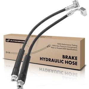 A-Premium Front Brake Hydraulic Hose Compatible with Select Chevy, GMC and Isuzu Models - Colorado/Canyon 2004-2012, i-290/i-370 2007-2008 - Replace# 8158825340, 8158825330 (Pack of 2)