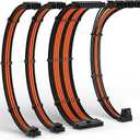 LTC PCE43 PSU Cable Extension Power Cords, Orange 1*24P ATX/2*4+4P CPU