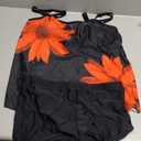 Urchics Womens 2025 Tankini Swimsuits Tummy Control Flowy Swimwear Two Piece Bathing Suits Swim Tank Top with Boyshorts, XL