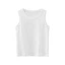 Soft Undershirt Tank Top, Cotton Undershirt Sleeveless, Shirts for Kids, Girls Or Boys, Size 130
