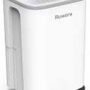 Dehumidifier for Home, Dehumidifier 4500 Sq.Ft 50 Pint, Dehumidifiers with Drain Hose, 0.66 Gallon Water Tank, RUWORA Dehumidifiers for Basement Bedroom Bathroom RV, 24H Timer, Overflow Protection
