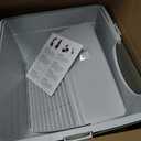 Omega Paw NRA15 Self Cleaning Litter Box Regular Size,Grey