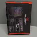 RedThunder Wireless One-Handed Gaming Keyboard, 2.4Ghz RGB Backlit Mini Gaming Keypad, Rechargeable 2000mAh Battery for PC Gamer