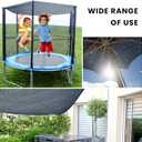 Waterproof Winter Pool Cover, Multifunctional Round Tarp for Above Ground Pool Cover 6FT/8FT/10FT/12FT/21FT with Winch and Cable, Dust and UV Resistance (Leaf net-24 FT)