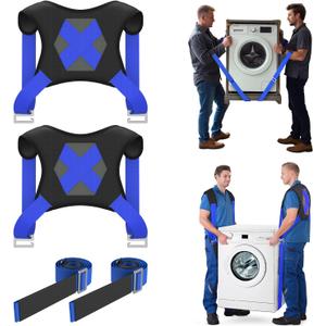 Lifting Moving Straps for Heavy Furniture: 2-Person Lifting & Moving System - Moving Furniture, Appliances, and Heavy Objects as Easily and Safely as Professional Personnel